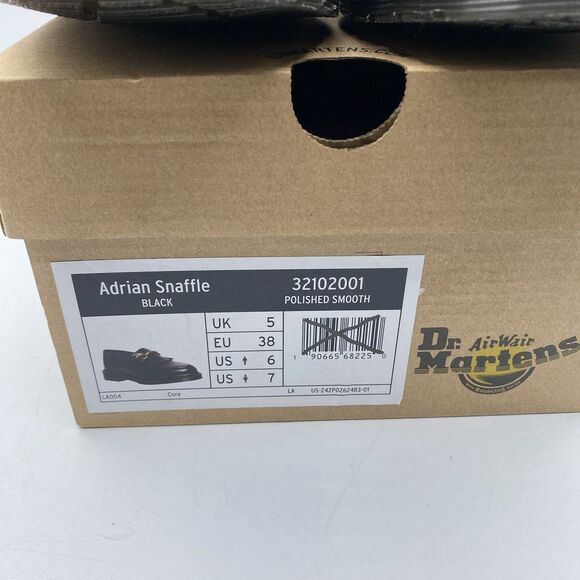 Dr Martens Adrian Snaffle Loafers Black Adult EU 38 USM 6 USL 7 Tassels NWB main image 4